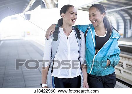 Women in sports clothing View Large Photo Image Stock Image - Women in sports clothing. Fotosearch