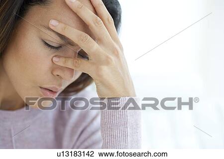 Young woman feeling unwell View Large Photo Image Stock Image - Young woman feeling unwell. Fotosearch