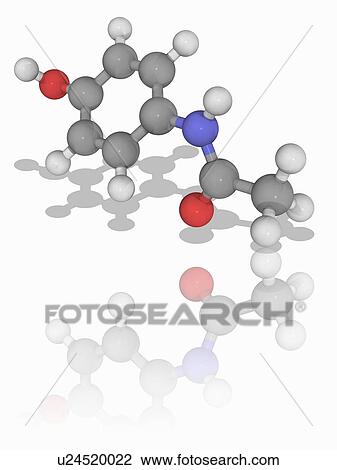 Acetaminophen (paracetamol) drug molecule View Large Photo Image Stock Image - Acetaminophen (paracetamol) drug molecule. Fotosearch