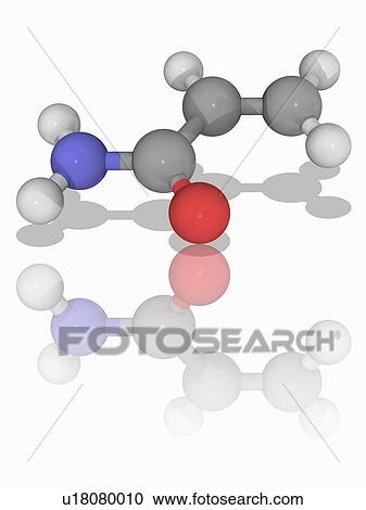 Acrylamide Organic Compound Molecule Acrylamide Organic Compound Molecule