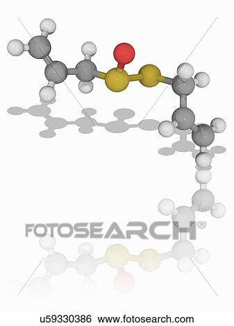 Allicin organic compound molecule View Large Photo Image Stock Photograph - Allicin organic compound molecule. Fotosearch