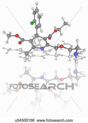 Amlodipine drug molecule View Large Photo Image Stock Photograph - Amlodipine drug molecule. Fotosearch