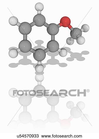 Anisole organic compound molecule View Large Photo Image Stock Image - Anisole organic compound molecule. Fotosearch