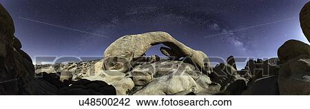 Stock Image - Arch Rock, Joshua Tree National Park, California, USA. Fotosearch