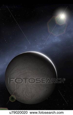 Artwork of Jovian Moon Europa View Large Photo Image Stock Image - Artwork of Jovian Moon Europa. Fotosearch