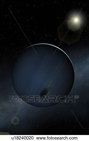 Stock Image - Artwork of Neptune and Triton. Fotosearch