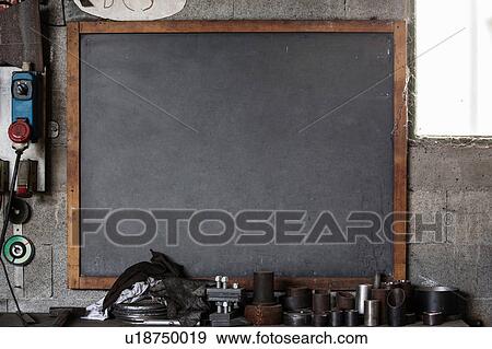Blackboard, tools and tubes View Large Photo Image Stock Photo - Blackboard, tools and tubes. Fotosearch