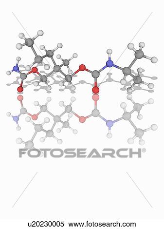 Stock Photography - Carisoprodol drug molecule. Fotosearch