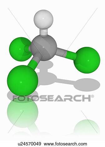 Chloroform organic compound molecule View Large Photo Image Stock Photo - Chloroform organic compound molecule. Fotosearch
