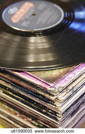 Collection of vinyl LP records View Large Photo Image Stock Image - Collection of vinyl LP records. Fotosearch