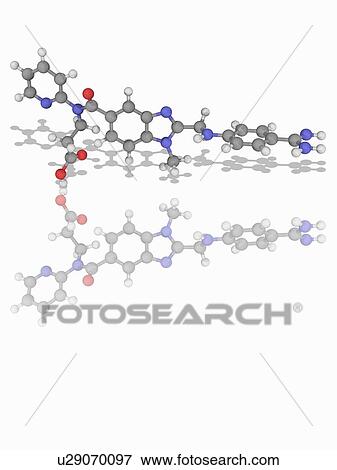 Dabigatran drug molecule View Large Photo Image Stock Photo - Dabigatran drug molecule. Fotosearch