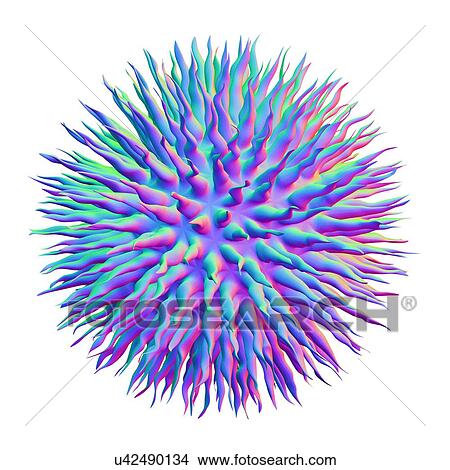Picture - Dendrimer, artwork. Fotosearch