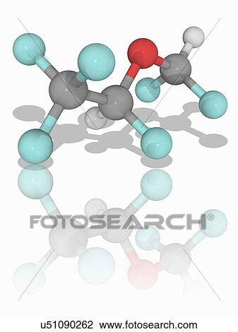 Desflurane organic compound molecule View Large Photo Image Stock Image - Desflurane organic compound molecule. Fotosearch