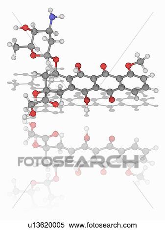 Doxorubicin drug molecule View Large Photo Image Stock Photography - Doxorubicin drug molecule. Fotosearch