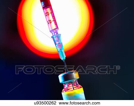 Drug abuse, needle inserted into a medical vial View Large Photo Image Stock Image - Drug abuse, needle inserted into a medical vial. Fotosearch