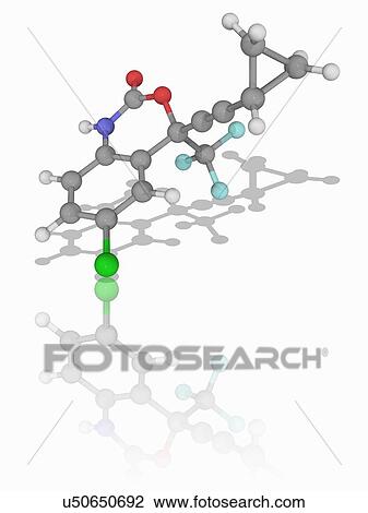 Efavirenz drug molecule View Large Photo Image Stock Image - Efavirenz drug molecule. Fotosearch