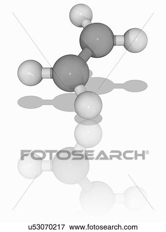 Ethylene organic compound molecule View Large Photo Image Stock Photo - Ethylene organic compound molecule. Fotosearch