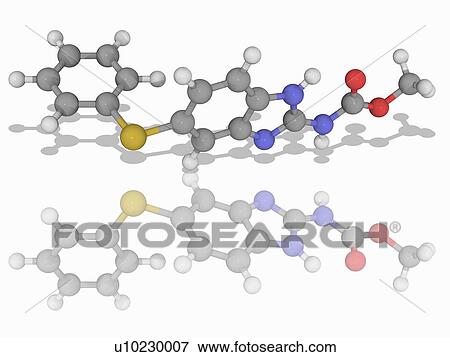 Fenbendazole drug molecule View Large Photo Image Stock Photo - Fenbendazole drug molecule. Fotosearch