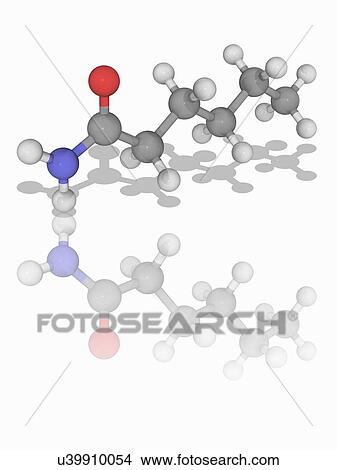 Hexanamide (capronamide) molecule View Large Photo Image Picture - Hexanamide (capronamide) molecule. Fotosearch