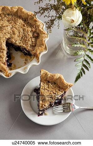 Stock Photography - Homemade blueberry cake. Fotosearch