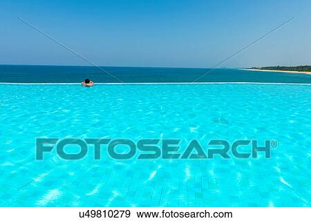 Infinity pool, Sri Lanka View Large Photo Image Stock Photo - Infinity pool, Sri Lanka. Fotosearch