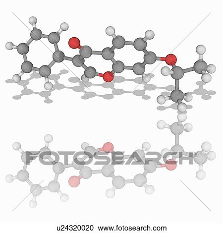 Ipriflavone drug molecule View Large Photo Image Stock Image - Ipriflavone drug molecule. Fotosearch