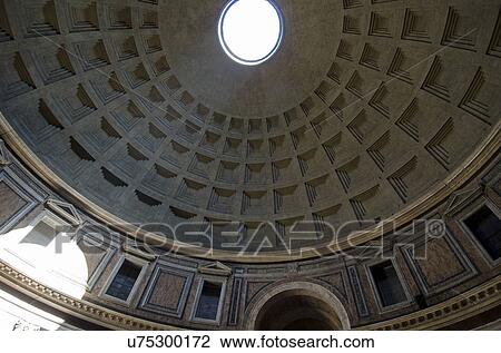 Italy, Rome, Dome of Pantheon View Large Photo Image Stock Image - Italy, Rome, Dome of Pantheon. Fotosearch