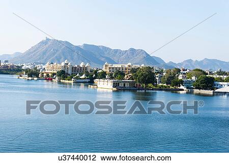 Lake Pichola, Udaipur, Rajasthan, India View Large Photo Image Stock Image - Lake Pichola, Udaipur, Rajasthan, India. Fotosearch