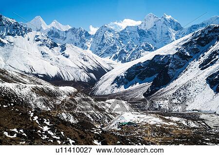 Stock Photo - Mount Everest Trek, Nepal. Fotosearch