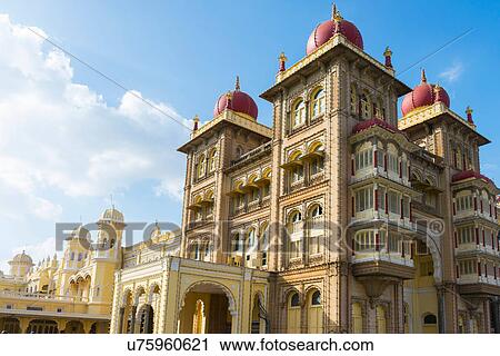 Mysore Palace, Karnataka, India View Large Photo Image Stock Image - Mysore Palace, Karnataka, India. Fotosearch
