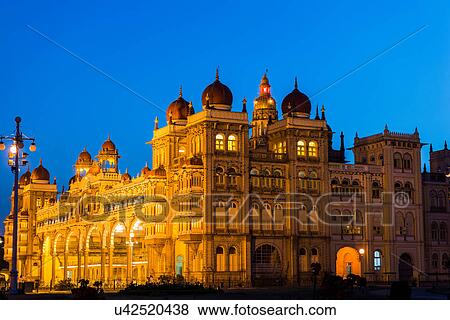 Stock Photo - Mysore Palace, Karnataka, India. Fotosearch