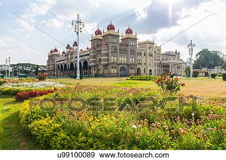 Mysore Palace, Karnataka, India View Large Photo Image Stock Photo - Mysore Palace, Karnataka, India. Fotosearch