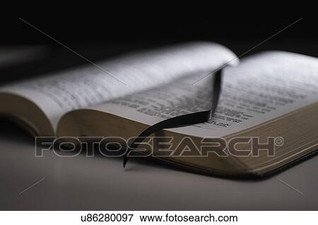 Stock Photo - Open Bible. Fotosearch