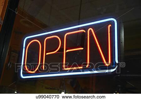 Open sign View Large Photo Image Stock Image - Open sign. Fotosearch