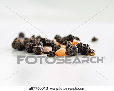 Pepper and himalayan salt against white background View Large Photo Image Stock Image - Pepper and himalayan salt against white background. Fotosearch