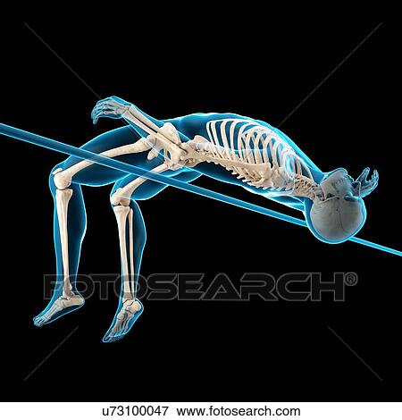 Person high jumping, illustration View Large Photo Image Stock Photo - Person high jumping, illustration. Fotosearch