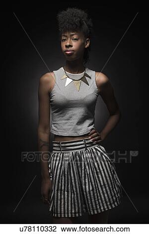Portrait of fashion model View Large Photo Image Stock Image - Portrait of fashion model. Fotosearch