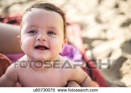 Portrait of smiling baby boy View Large Photo Image Stock Photography - Portrait of smiling baby boy. Fotosearch