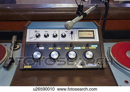 Radio broadcasting equipment View Large Photo Image Stock Image - Radio broadcasting equipment. Fotosearch