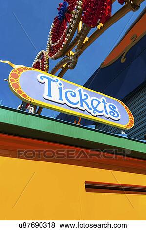 Sign at entrance to amusement park on Coney Island View Large Photo Image Stock Photo - Sign at entrance to amusement park on Coney Island. Fotosearch