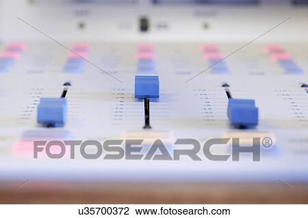 Stock Image - Sound mixer. Fotosearch