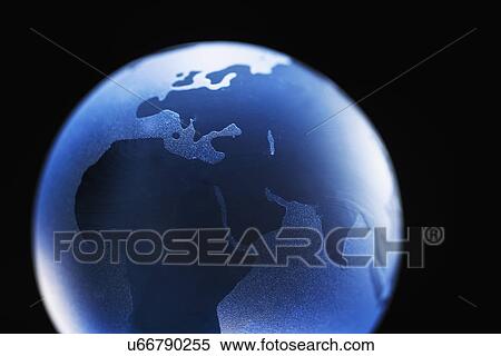 Studio shot of glass globe View Large Photo Image Stock Photography - Studio shot of glass globe. Fotosearch