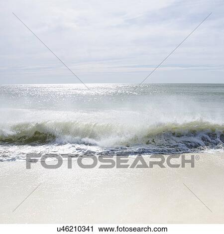 Stock Image - USA, Massachusetts, Nantucket Island, Madaket Beach. Fotosearch
