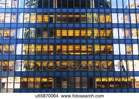 USA, New York State, New York City, Manhattan, Facade of office building View Large Photo Image Picture - USA, New York State, New York City, Manhattan, Facade of office building. Fotosearch