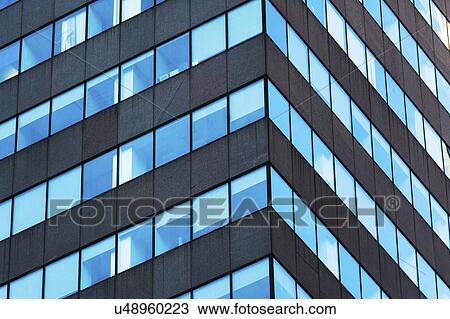 Stock Image - USA, New York State, New York City, Facade of skyscraper. Fotosearch