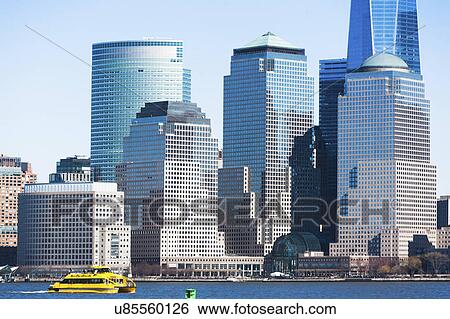 USA, New York State, New York City, Manhattan, Downtown skyline View Large Photo Image Stock Photograph - USA, New York State, New York City, Manhattan, Downtown skyline. Fotosearch