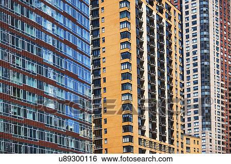 USA, New York State, New York City, Facades of skyscrapers View Large Photo Image Stock Photograph - USA, New York State, New York City, Facades of skyscrapers. Fotosearch