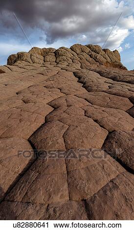 Stock Image - White Pocket, Paria Plateau, Arizona, USA. Fotosearch