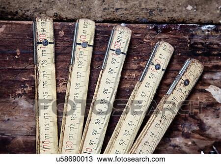Stock Image - Zig zag ruler. Fotosearch