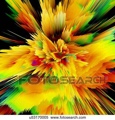 Abstract burst, artwork View Large Photo Image Stock Photography - Abstract burst, artwork. Fotosearch
